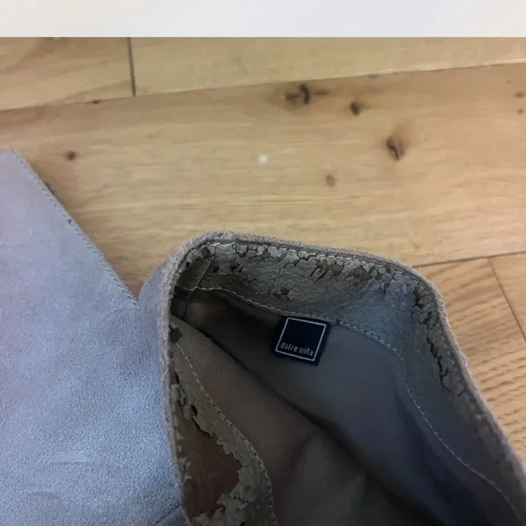 Dolce vita grey suede knee high boots - Picture 4 of 8